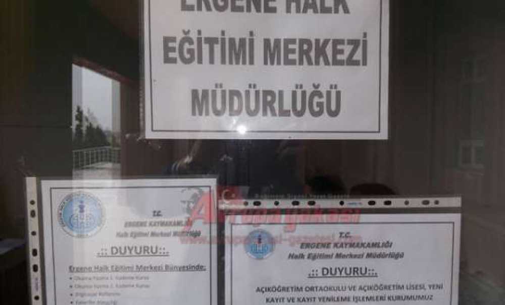 Kaymakam Kızıltoprak`tan Ergene Halk Eğitim Merkezi Müdürlüğü`ne Ziyaret
