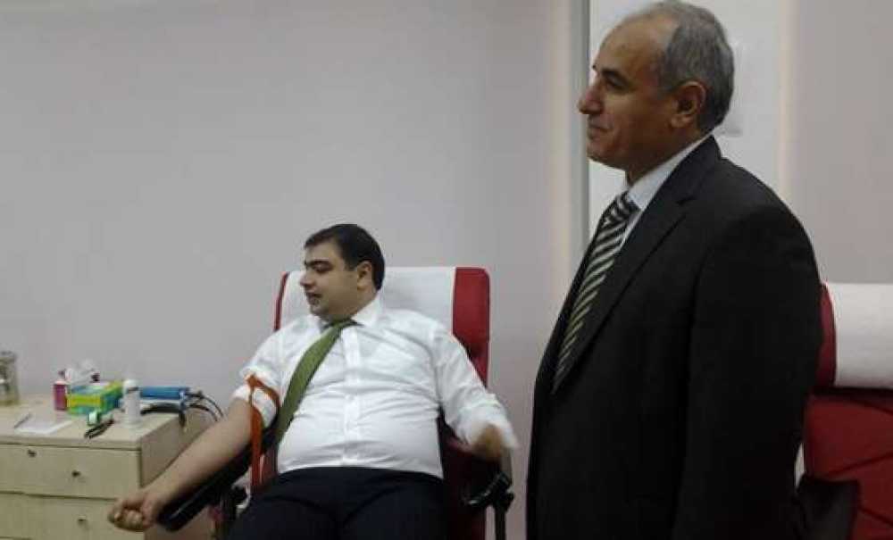 Kaymakam Kızıltoprak Kan Bağışında Bulundu