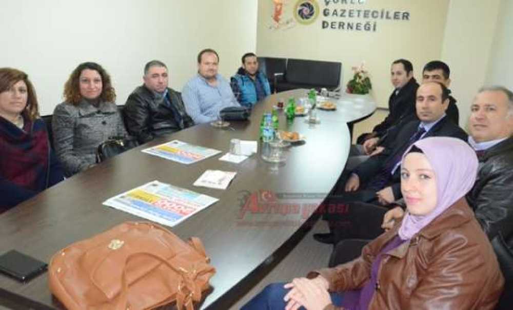 Eğitim-Bir-Sen'den Çorlu Gazeteciler Derneği'ne Ziyaret