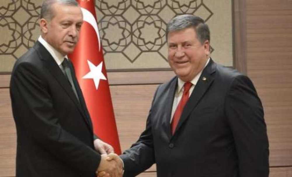 Çorlu Tso Başkanı Enis Sülün Cumhurbaşkanı Recep Tayyip Erdoğan Ile Görüştü