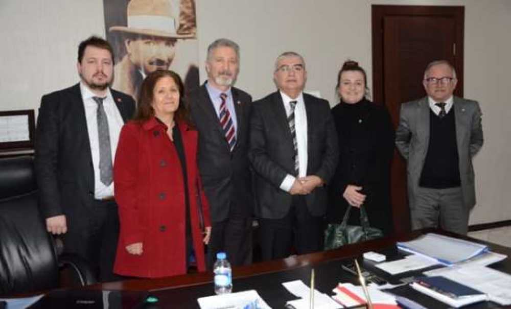 Chp Çerkezköy İlçe Yönetiminden Başkan Baysan`a Ziyaret