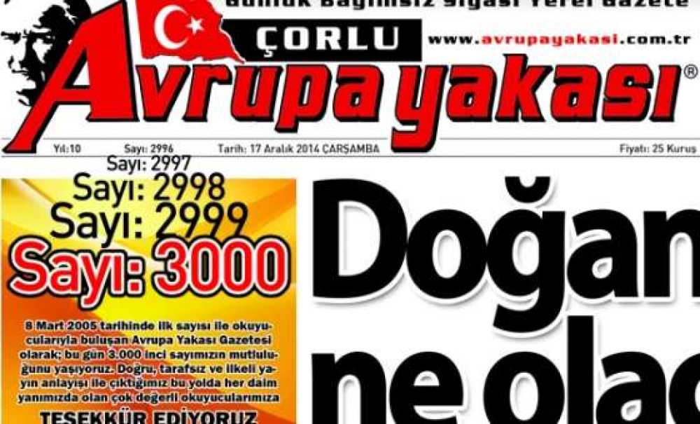 3000. Sayımızın Gururunu Yaşıyoruz