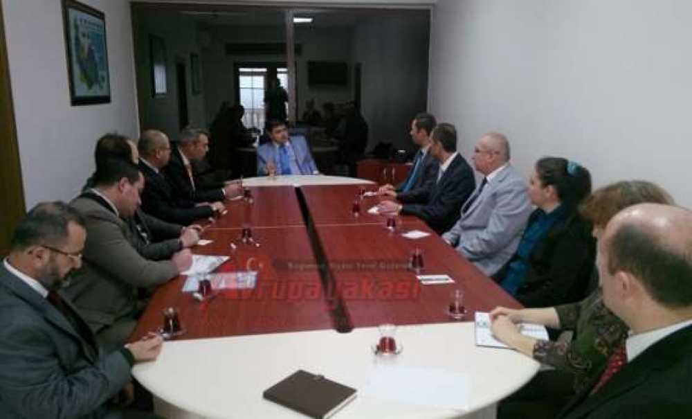 Ergene`de İlçe İdare Şube Başkanları Toplantısı Yapıldı