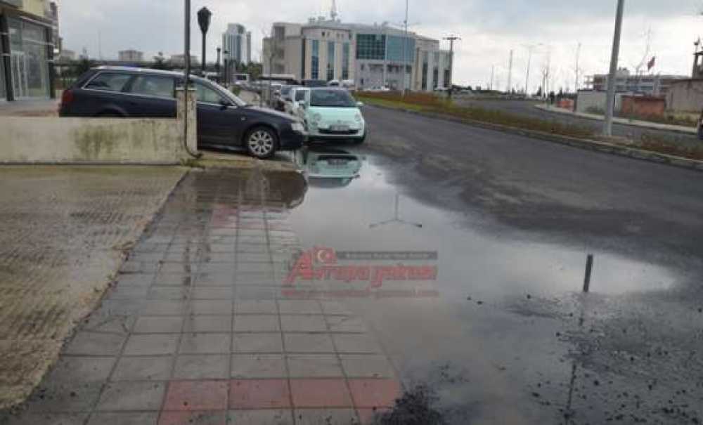 Su Patlağı Gölet Oluşturdu