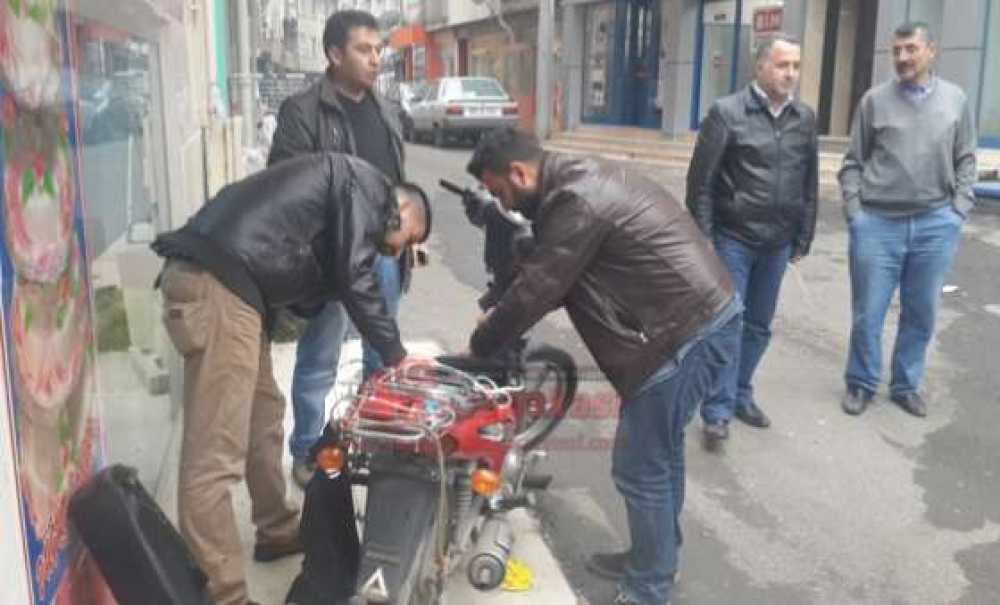 Çorlu Polisi Çalıntı Motosiklet Ele Geçirdi