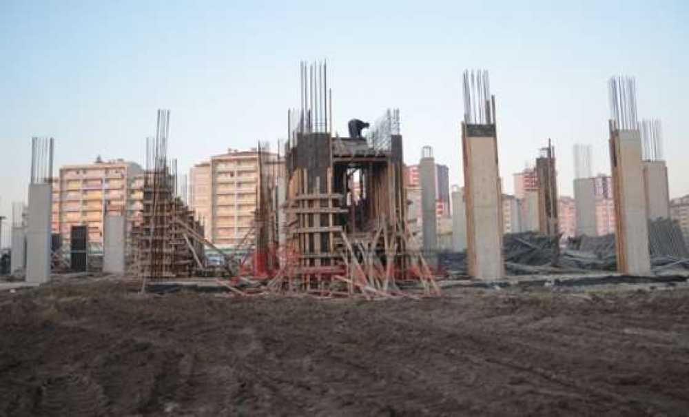 Çorlu Gençlik Merkezi İnşaatı Hızla Yükseliyor