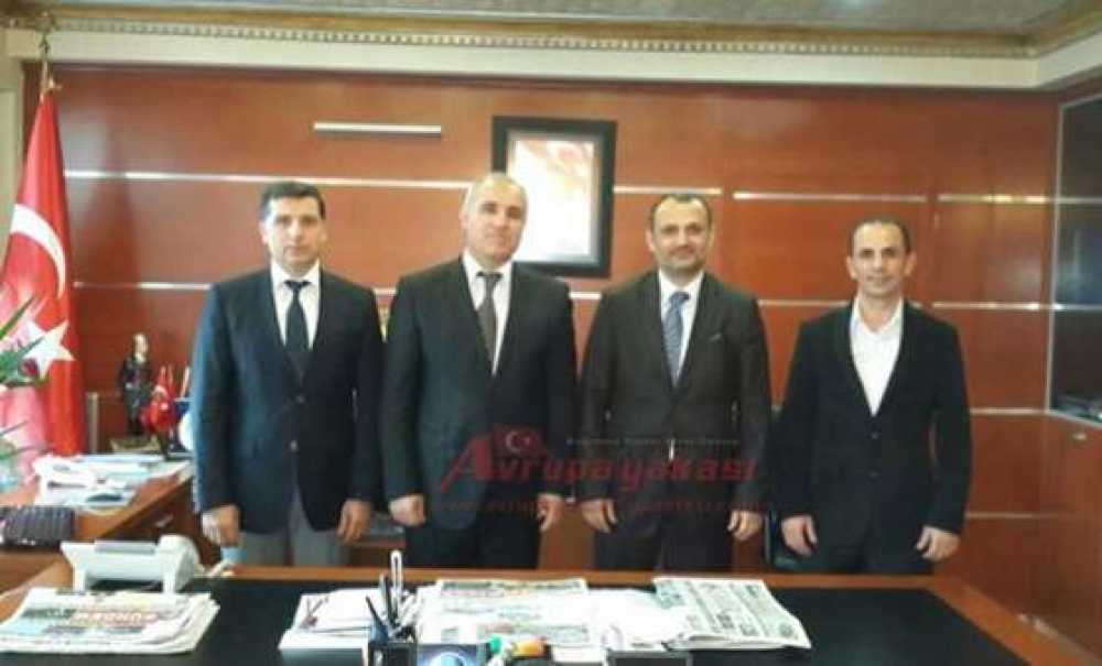 Türkiye Karate Federasyonu Başkanı Esat Delihasan`dan Kaymakam Kılıç`a Teşekkür Ziyareti