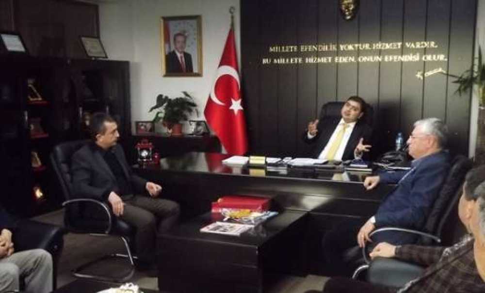 Ak Parti Ergene İlçe Teşkilatı`ndan Kaymakam Kızıltoprak`a Ziyaret