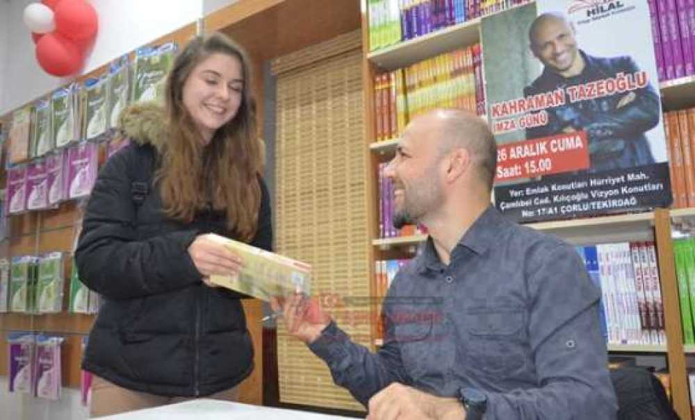 Kahraman Tazeoğlu Çorlu'da