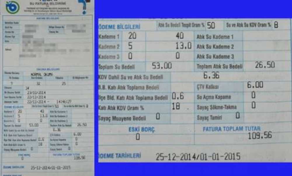 Teski'den Fatura Açıklaması