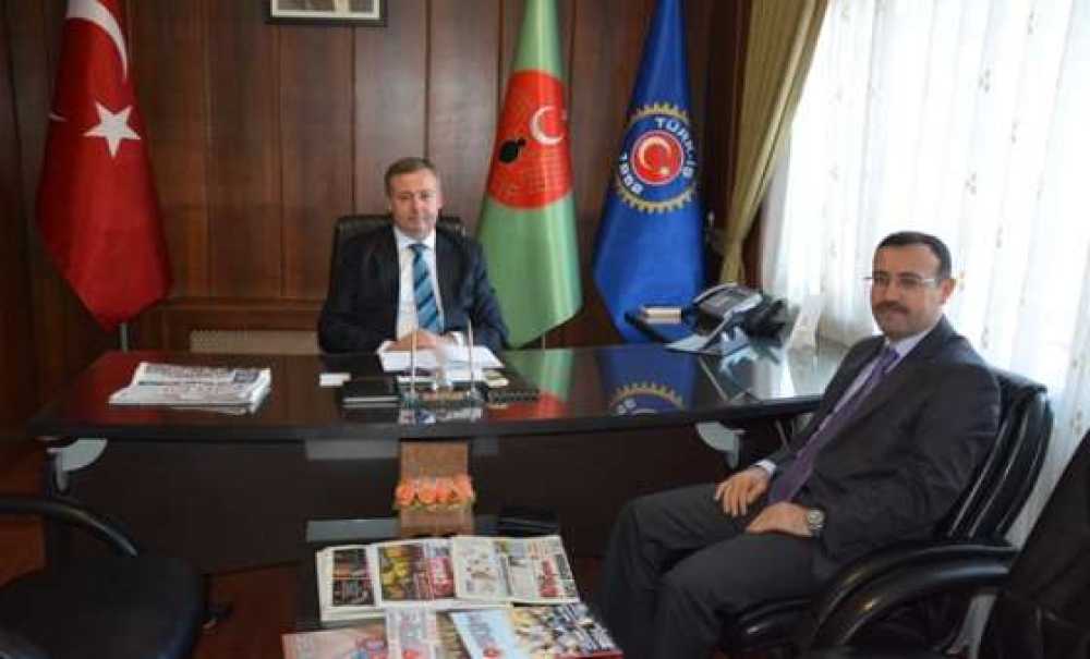 Başsavcı Korkmaz'dan Teksif Başkanı Bozan'a Ziyaret