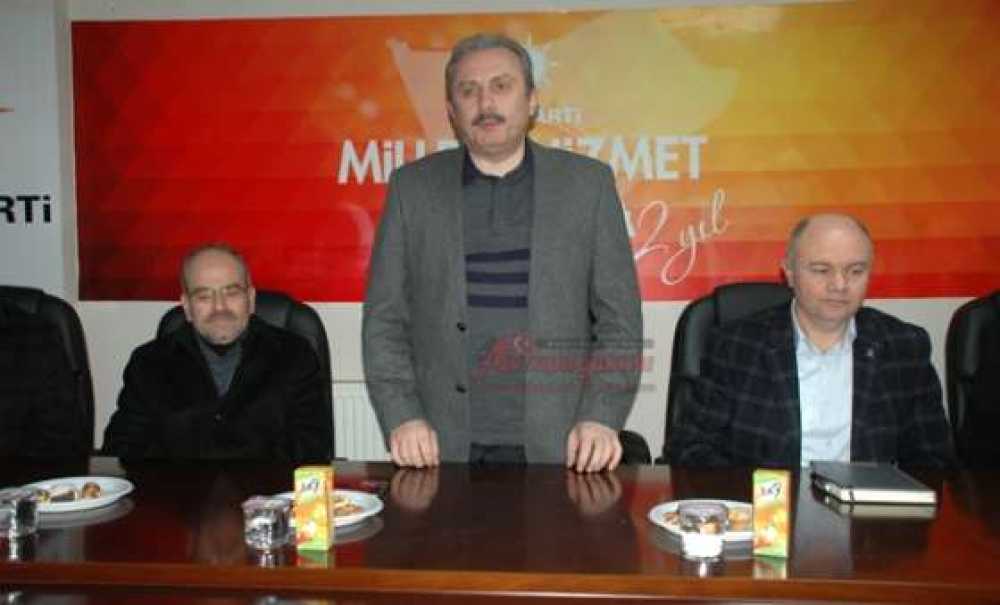 Ak Parti Genel Başkan Yardımcısı Mustafa Şentop Çorlu'da