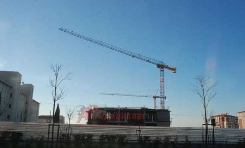 Çorlu Adliye Sarayı`nın Yapımı Sürüyor