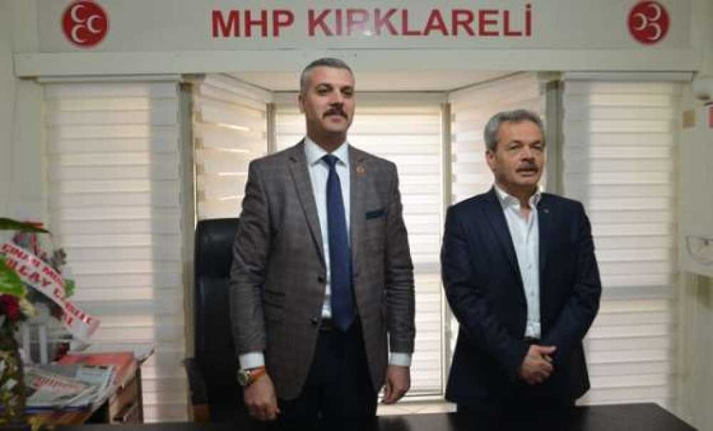 Mhp Kırklareli İl Başkanlığı'nda Devir Teslim Töreni