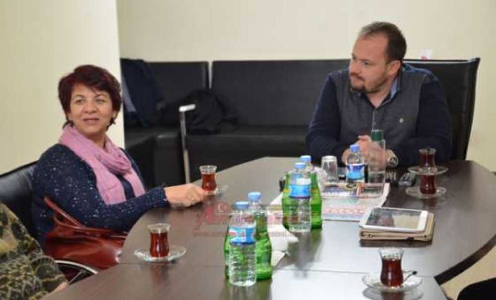 Kızılay Çorlu Şubesi`nden Çorlu Gazeteciler Derneği`ne Ziyaret