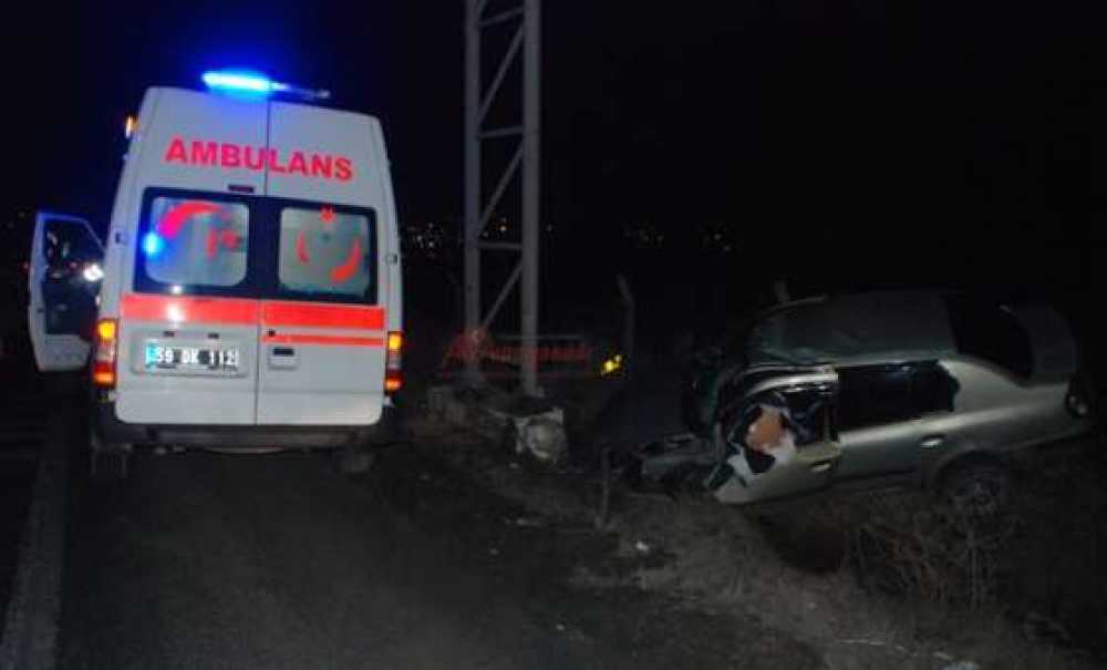 Ergene'de Feci Kaza: 1 Ölü