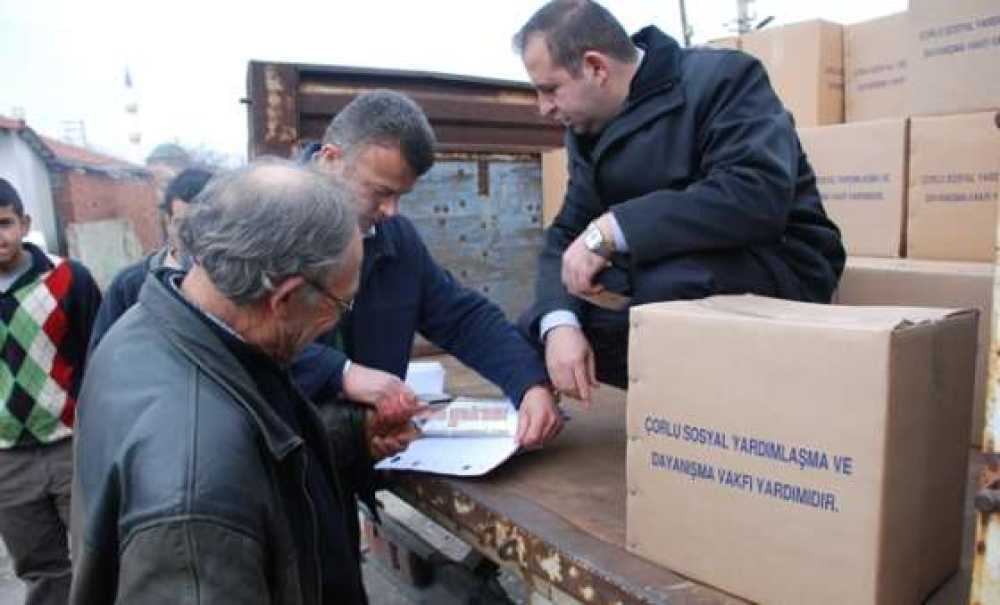 Çorlu Sydv`den 5 Bin Kişiye Yardım
