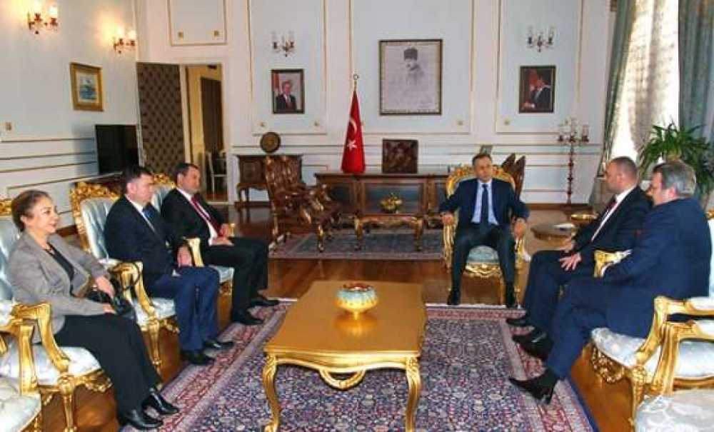 Büyükelçi Yörük Ve Höh`den Vali Yerlikaya`ya Ziyaret
