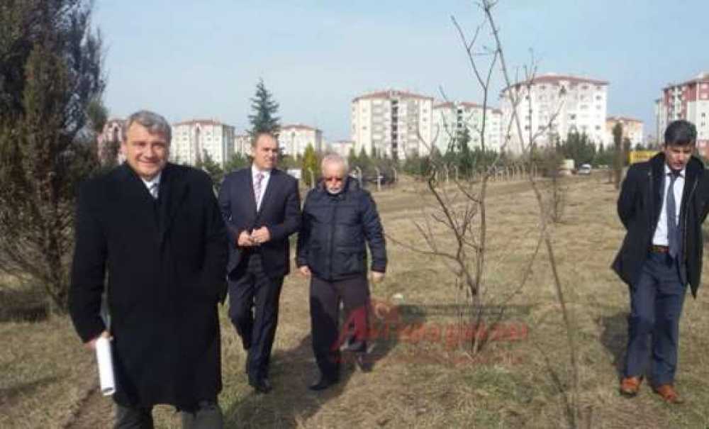 Kaymakam Kılıç Ve Emniyet Müdürü Efe Tema Ormanında İncelemelerde Bulundu