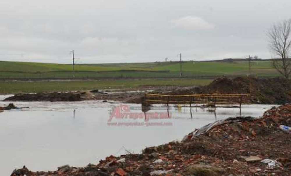 Çorlu Deresi Taştı