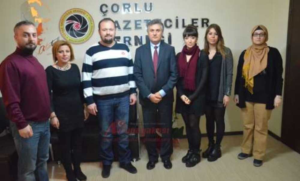 Özel Reyap Hastanesi`nden Çorlu Gazeteciler Derneği`ne Ziyaret