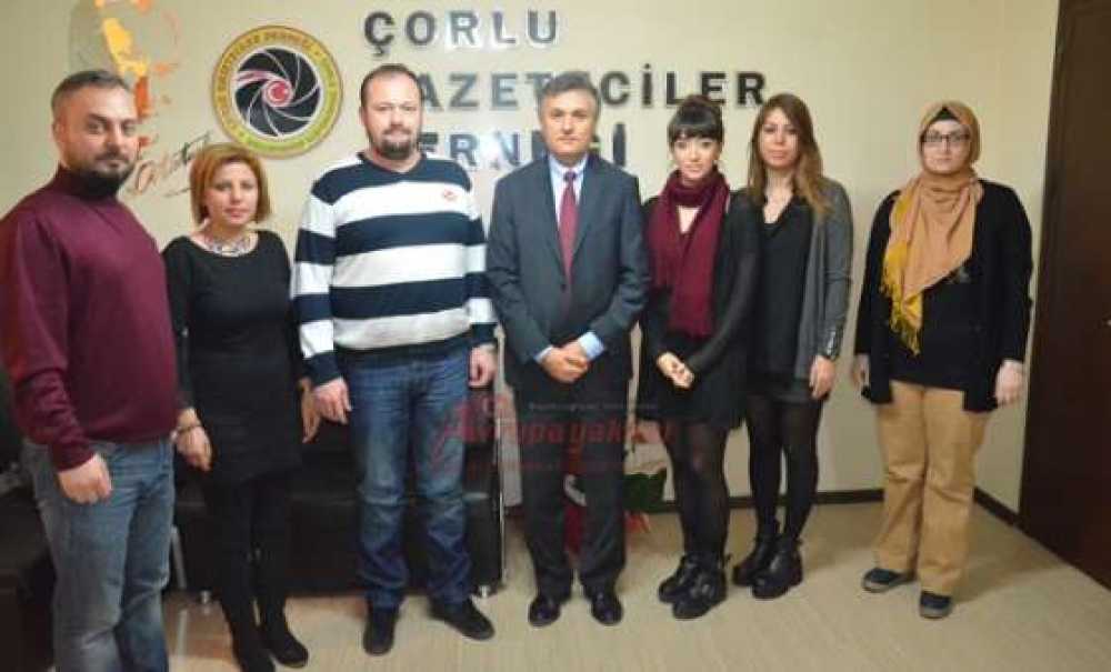 Özel Reyap Hastanesi`nden Çorlu Gazeteciler Derneği`ne Ziyaret