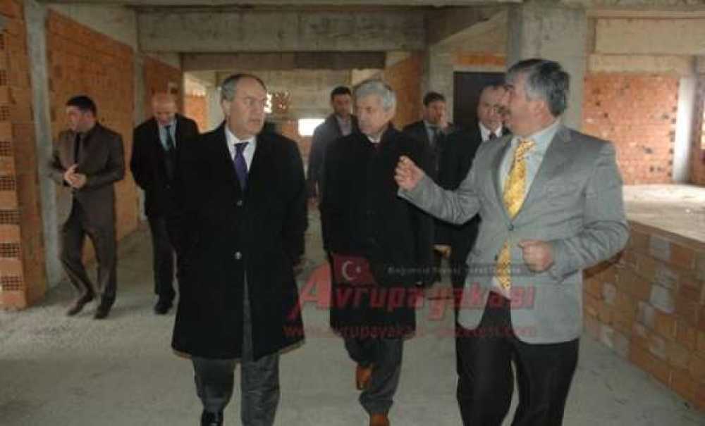 Çorlu Anadolu İmam Hatip Lisesi`nin Yeni Binası Hızla Yükseliyor