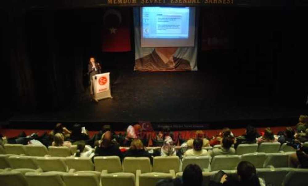 Mhp Çorlu İlçe Teşkilatı Kadın Kolları`ndan Meme Kanseri Semineri