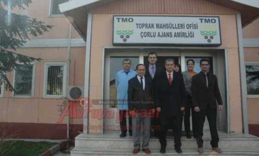 Kaymakam Doğan`dan Çorlu Tmo`ya Ziyaret