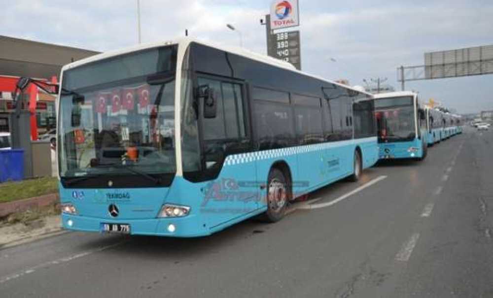 Çorlu'ya Yeni Halk Otobüsleri