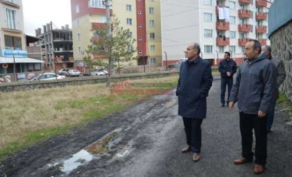 Kaymakam Levent Kılıç Stadyumu İnceledi