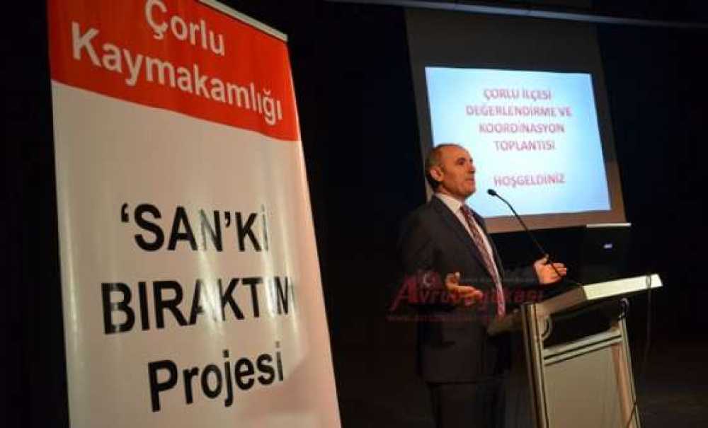 Çorlu Değerlendirme Ve Koordinasyon Toplantısı Yapıldı