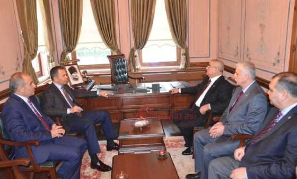 Vali Yerlikaya'dan Başkan Baysan'a Veda Ziyareti