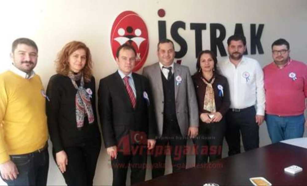 Çorlu Vergi Dairesi Müdürü Şensoy`dan İştrak`a Ziyaret