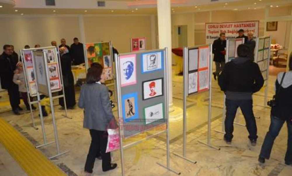 Tedavi Gören Hastalardan El Sanatları Sergisi
