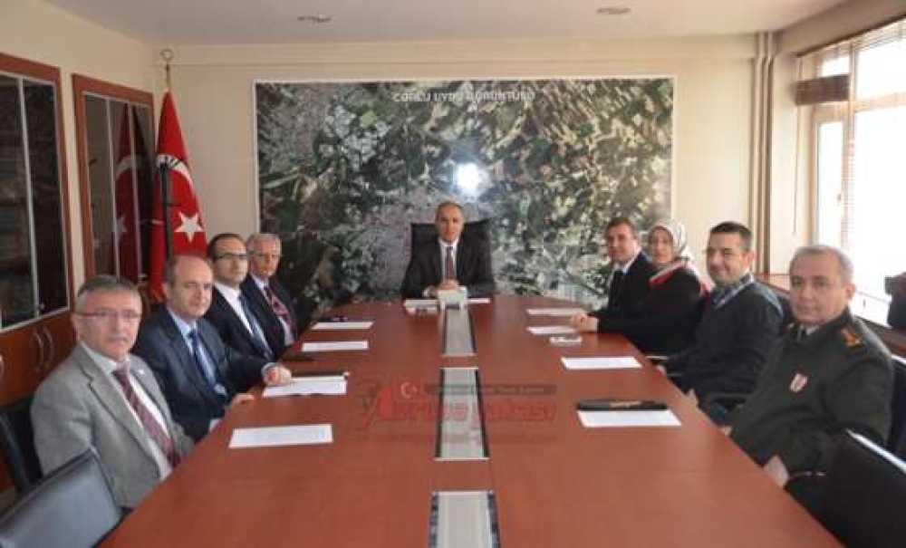 Çorlu Hıfzıssıhha Meclisi Toplandı