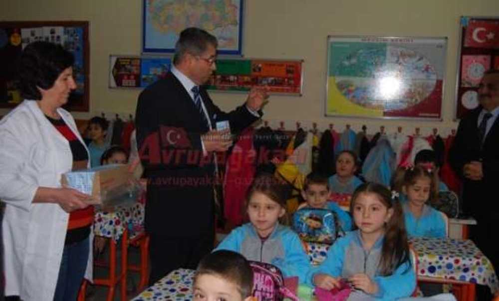 Çorlu'da Okul Sütü Dağıtımı Gerçekleştirildi