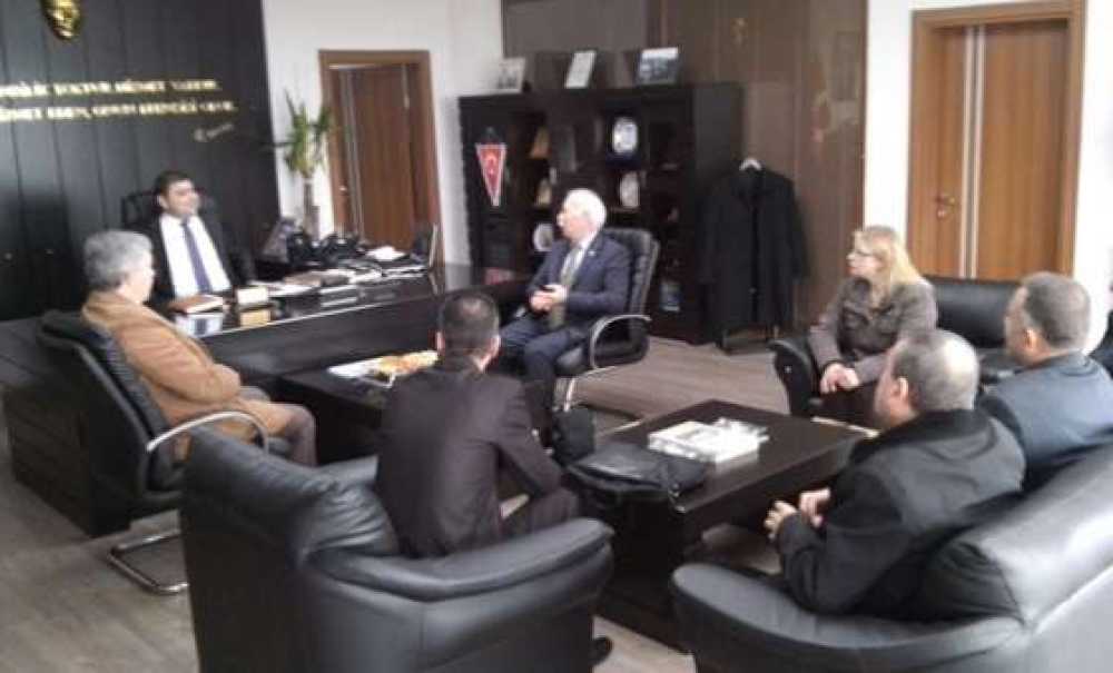 Thk Çorlu Şubesi`nden Kaymakam Kızıltoprak`a Ziyaret