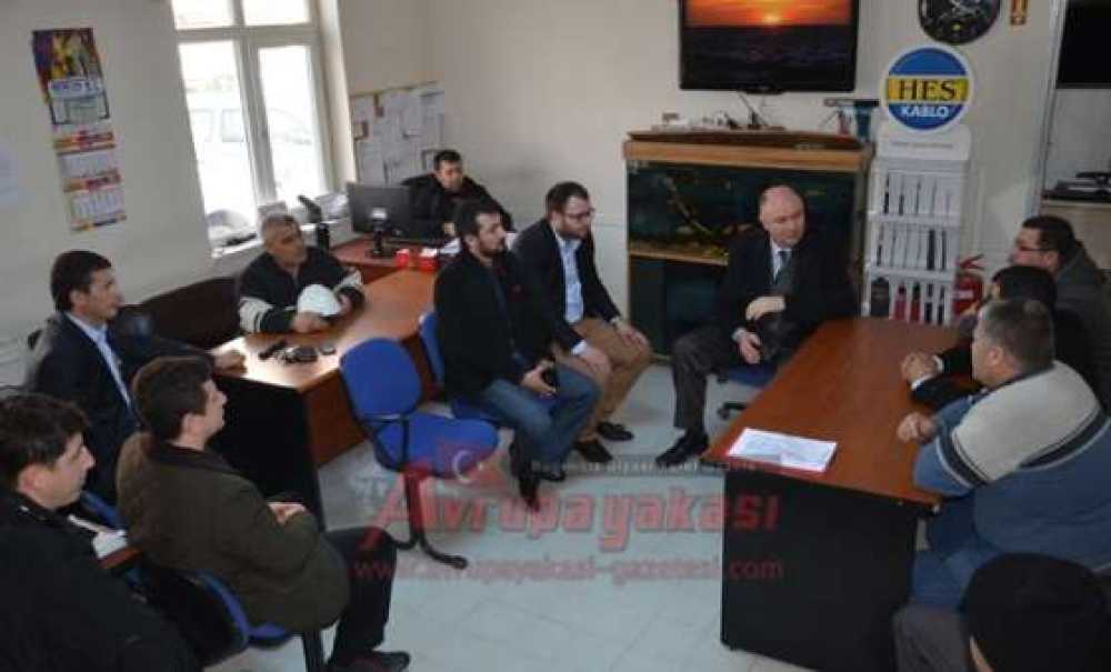 Ak Parti Tredaş'ı Ziyaret Etti