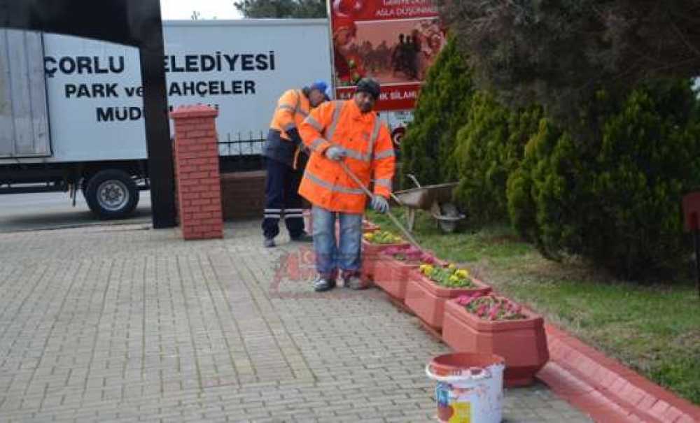 Çorlu Şehitliği Törene Hazır
