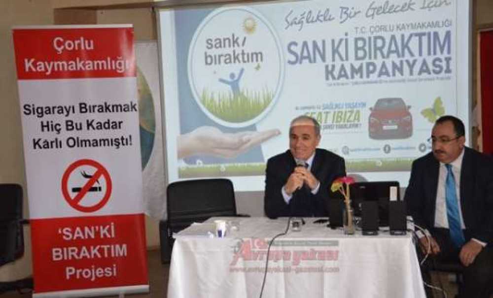 Sanki Bıraktım Projesinin İlk Tanıtım Toplantısı Yapıldı
