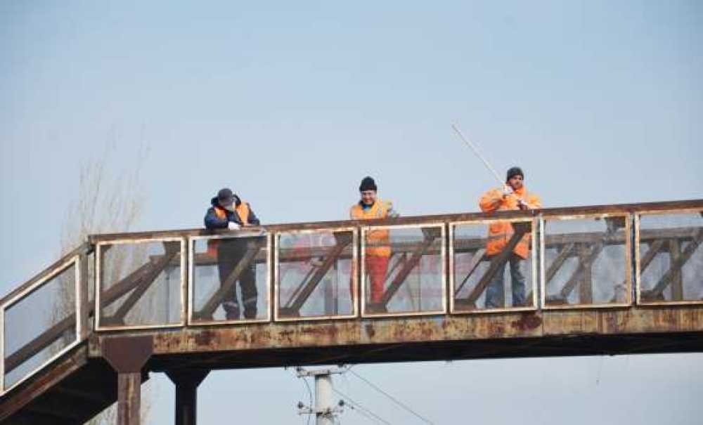 Üstgeçide Belediyeden Bakım