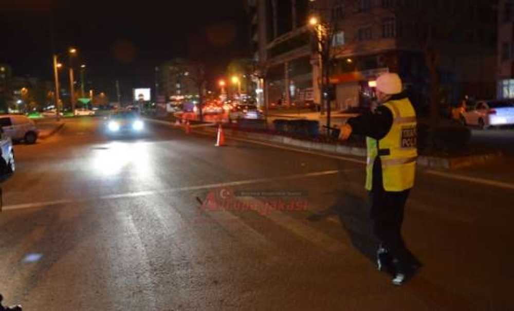 Trafik Ekiplerinden Gece Uygulaması