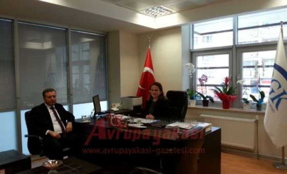 Teksif Başkanı Bozan`dan Sgk Müdürü Yılmaz`a Ziyaret