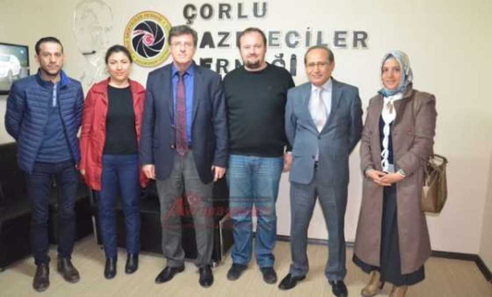 Tmo'dan Çorlu Gazeteciler Derneği'ne Ziyaret