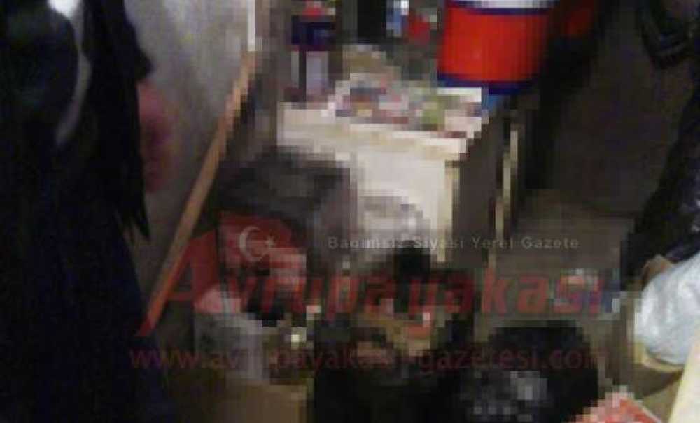 Sağlık Mahallesi'nde Kaçak İçki Ele Geçirildi