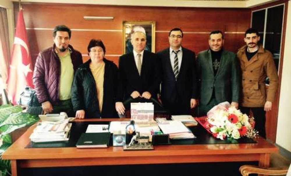 Kantincilerden Kaymakam Kılıç`a Ziyaret