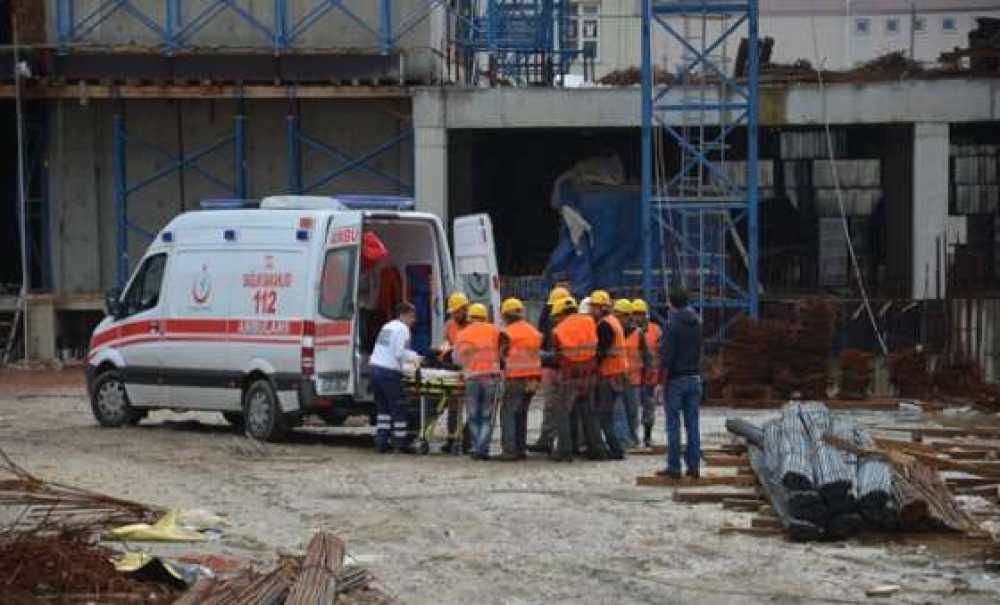 Çorlu Adliyesi İnşaatında İş Kazası