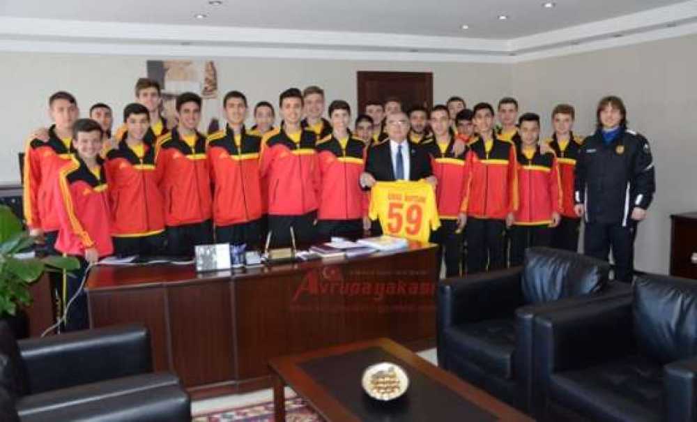 Çorlu`yu Temsil Edecek Genç Aslanlardan Başkan Baysan`a Ziyaret