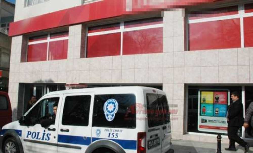 Çorlu`da Silahlı Banka Soygunu Girişimi